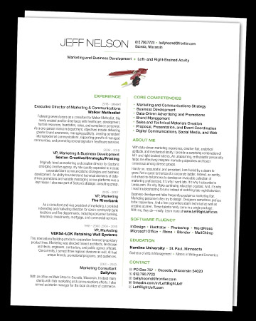 Jeff Nelson Résumé